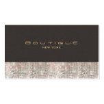 Sequins do falso e boutique da forma da camurça cartoes de visitas