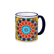 Série havaiana do caleidoscópio caneca