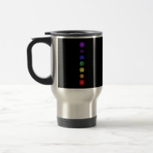 Sete chakras verticais caneca