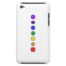 Sete chakras verticais capa iPod touch Case-Mate