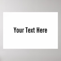 Seu do texto poster horizontal feito sob encomenda