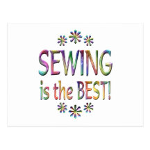 Sewing é o melhor cartao postal