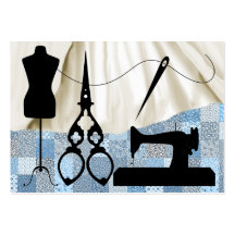 Sewing/forma/costureira - SRF Cartoes De Visita