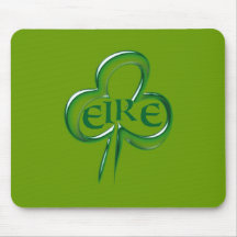 Shamrock Irlanda país de irlandês Eire Mousepad
