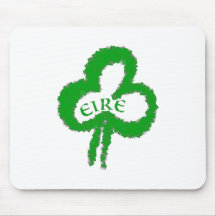 Shamrock Irlanda país de irlandês Eire Mousepad