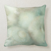 Shell descansa em tons pastel travesseiro