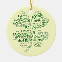 Significado do trevo de quatro folhas: Esperança,  Ornamentos Para Arvore De Natal