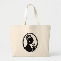 Silhueta do cameo do Victorian Bolsa Para Compra