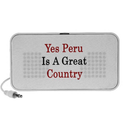 Sim Peru é um grande país Caixinhas De Som Para iPhone