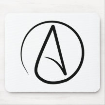 Símbolo ateu Mousepad