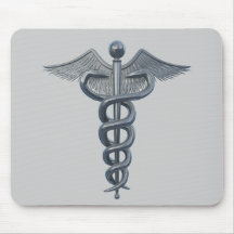Símbolo da profissão médica mousepads