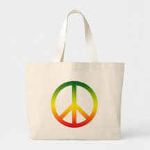 Símbolo de paz Rasta Bolsas