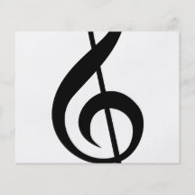 Símbolo do Musical do G-Clef do Clef de triplo Modelo De Panfletos
