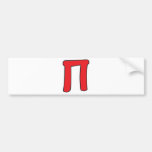 Símbolo do Pi Adesivo