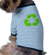 Símbolo do reciclar por Chillee Wilson Roupas Para Cães