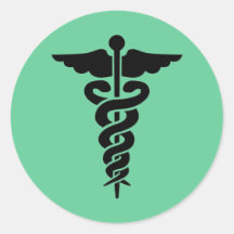Símbolo médico adesivos