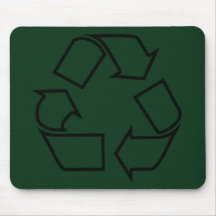 Símbolo Mousepad do reciclar