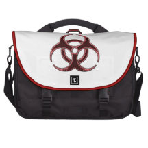 Símbolo oxidado do Biohazard Bolsa Para Laptops