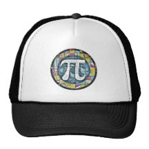 Símbolos do Pi do dia do Pi Bonés