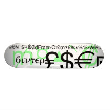 Sinais da matemática e de dólar por WinterBoards Skate