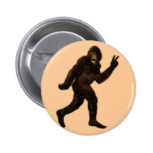 Sinal de paz de Bigfoot Pins