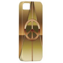 Sinal de paz do ouro capa de iPhone 5 Case-Mate