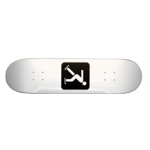 Sinal do patinagem no gelo skate