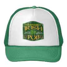 Sinal irlandês personalizado do bar bone