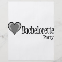 SingleHeart-BacheloretteParty-Preto Modelo De Panfletos