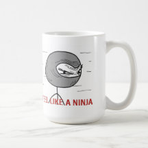 Sinta como um Ninja Canecas