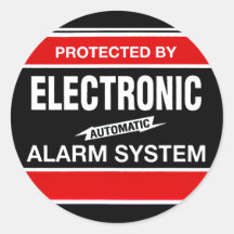 Sistema de alarme eletrônico adesivos redondos