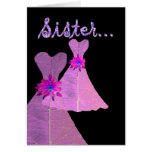 SISTER_ seja minha dama de honra - customizável Cartões