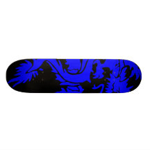 Skate azul do dragão