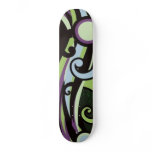 Skate colorido do abstrato da dança da granja skates