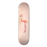 Skate cor-de-rosa do flamingo
