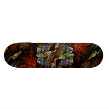 Skate da arte abstracta da harmonia da cor