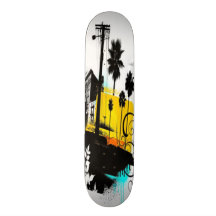 Skate da cidade do verão