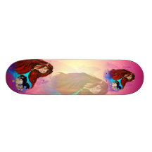Skate da fada e do unicórnio