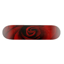 Skate da rosa vermelha