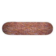 Skate de madeira do Pointillism das pranchas