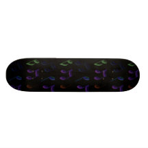 Skate de néon da música