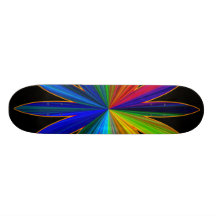 Skate do arco-íris do dente-de-leão