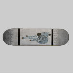Skate do cinza do Grunge da zebra do índigo skates