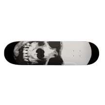 Skate do crânio - skates do pop art do crânio