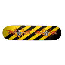 Skate do esqueleto do vôo