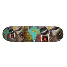 Skate do rolo da rocha N