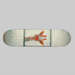 Skate espreitando ambarino do girafa skates