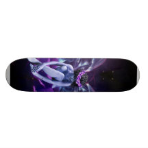 Skate feericamente cor-de-rosa