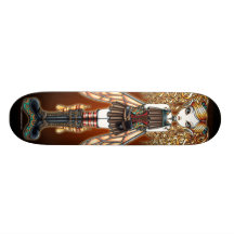 Skate feericamente da arte de "Kayla" Steampunk
