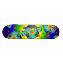 Skate global da estrela da terra de Warmiing